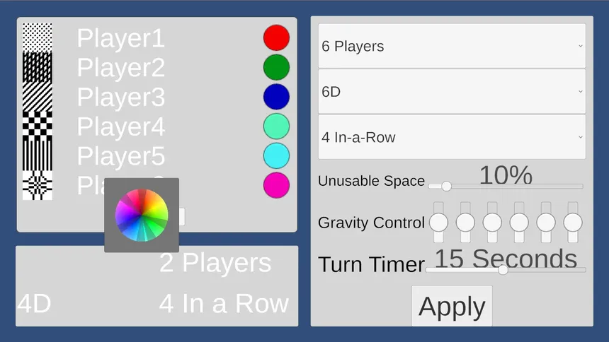 Скриншот 3 к игре MultiDimensional 4-in-a-row