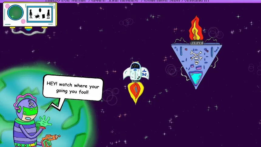 Скриншот 2 к игре SPACE JUNK HEROES