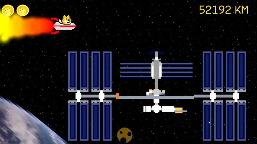 Скриншот 1 к игре Doge to the Moon
