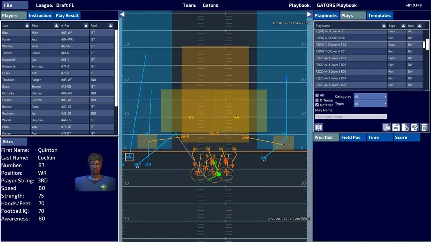 Скриншот 6 к игре Greats of the Gridiron