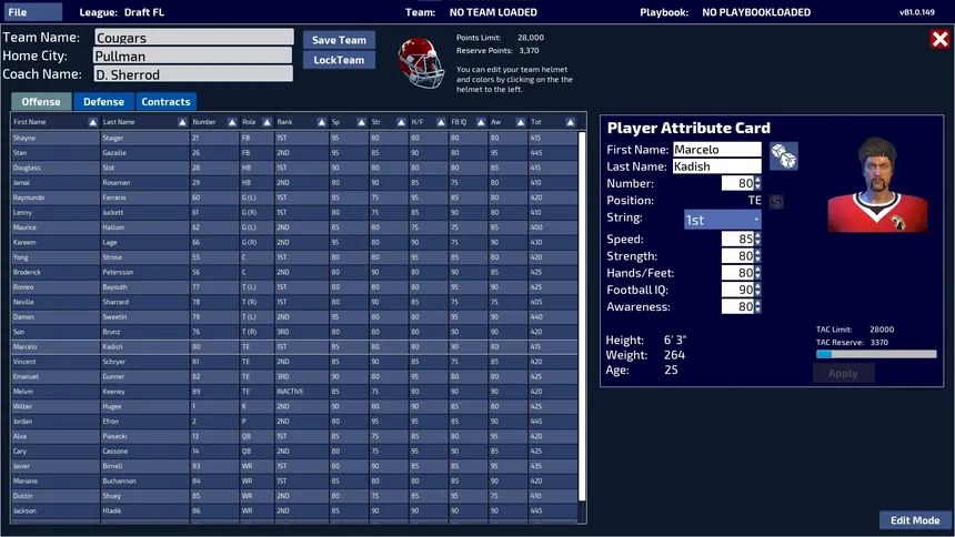 Скриншот 7 к игре Greats of the Gridiron