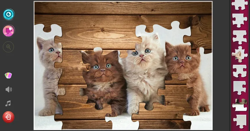 Скриншот 3 к игре Cat's Life Jigsaw Puzzles