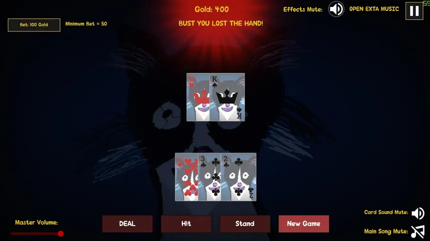 Скриншот 1 к игре Endless Furry Blackjack