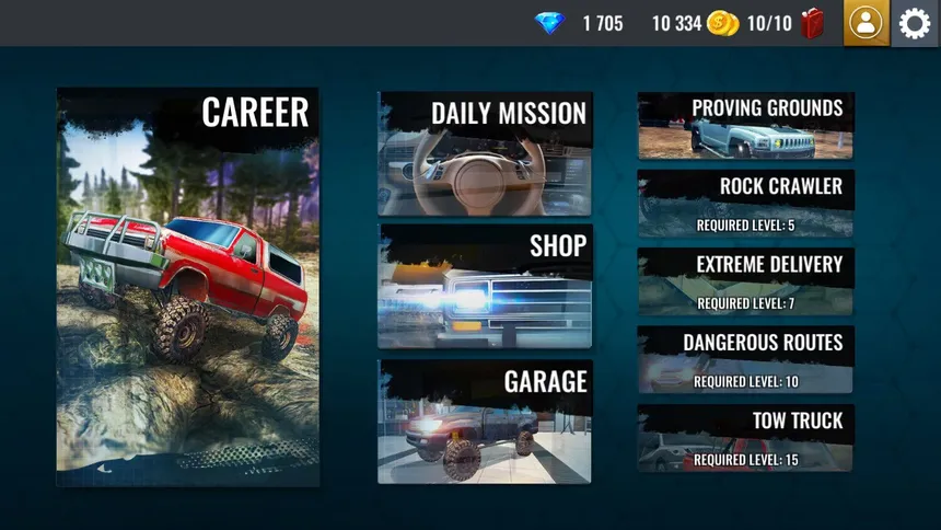 Скриншот 1 к игре Offroad Driving Simulator 4x4