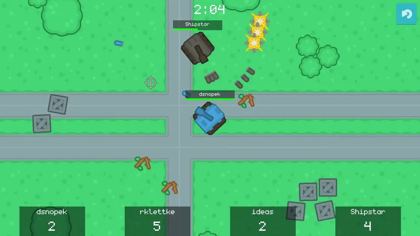 Скриншот 1 к игре Retro Tank Party