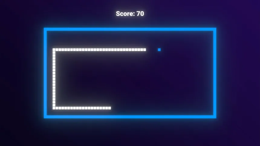 Скриншот 1 к игре Neon Snake