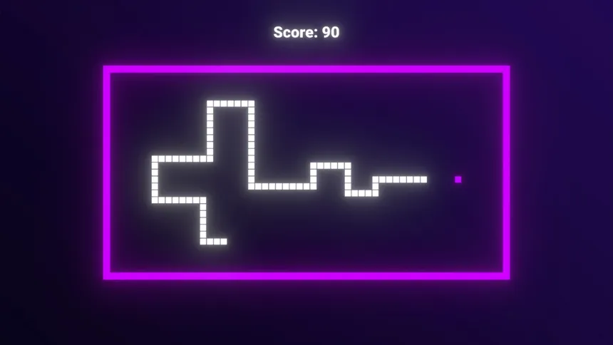 Скриншот 4 к игре Neon Snake