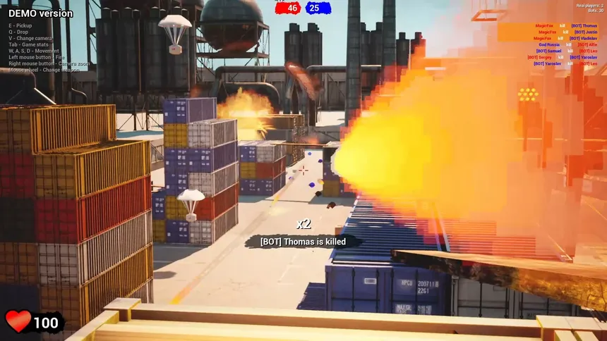 Скриншот 1 к игре DotStrike