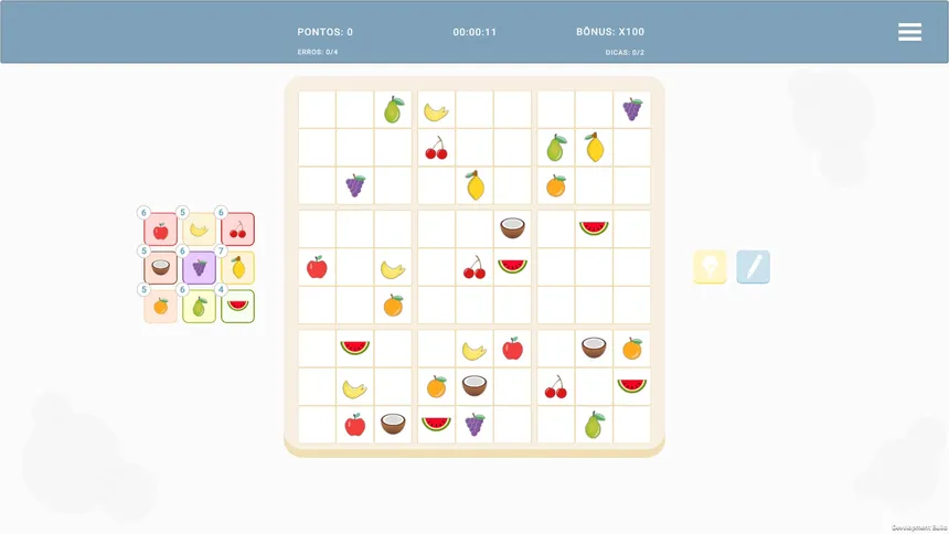 Скриншот 2 к игре Fruit Sudoku