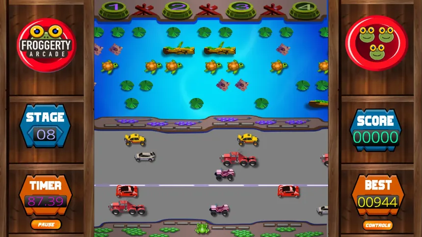 Скриншот 7 к игре Froggerty Arcade (Triple Game Pack)
