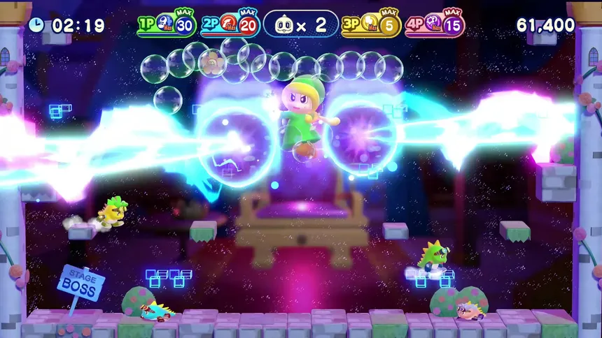 Скриншот 1 к игре Bubble Bobble 4 Friends: The Baron's Workshop