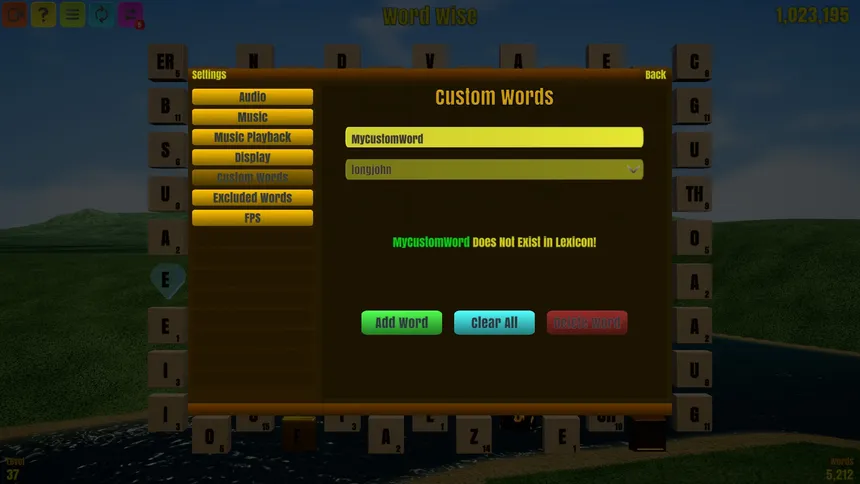 Скриншот 6 к игре Word Wise