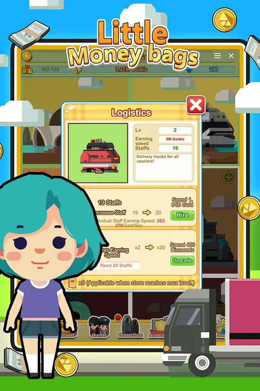 Скриншот 3 к игре Little Moneybags