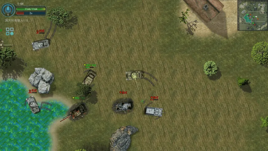 Скриншот 3 к игре Tiger Tank:俯视坦克