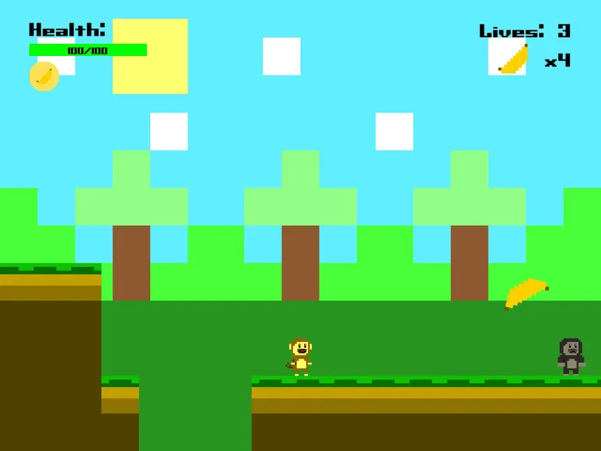 Скриншот 3 к игре Little Monkeys Eat Bananas