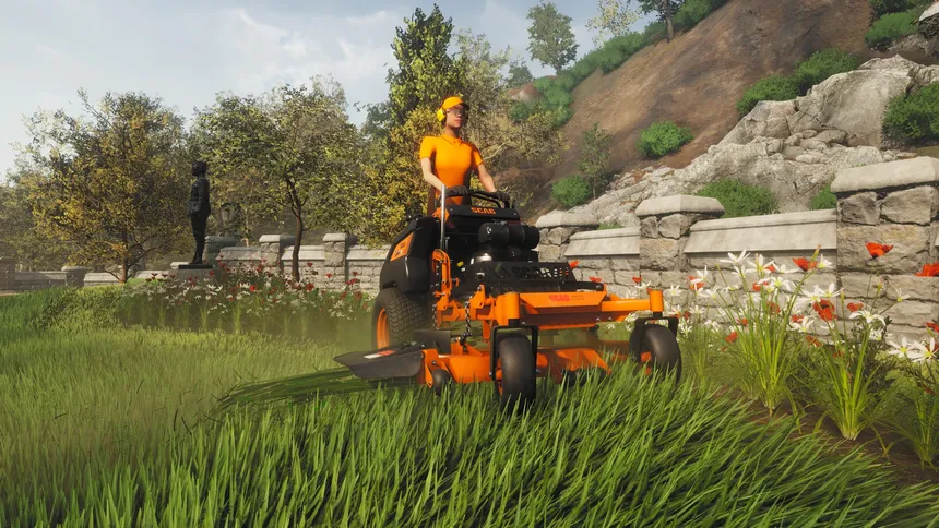 Скриншот 1 к игре Lawn Mowing Simulator