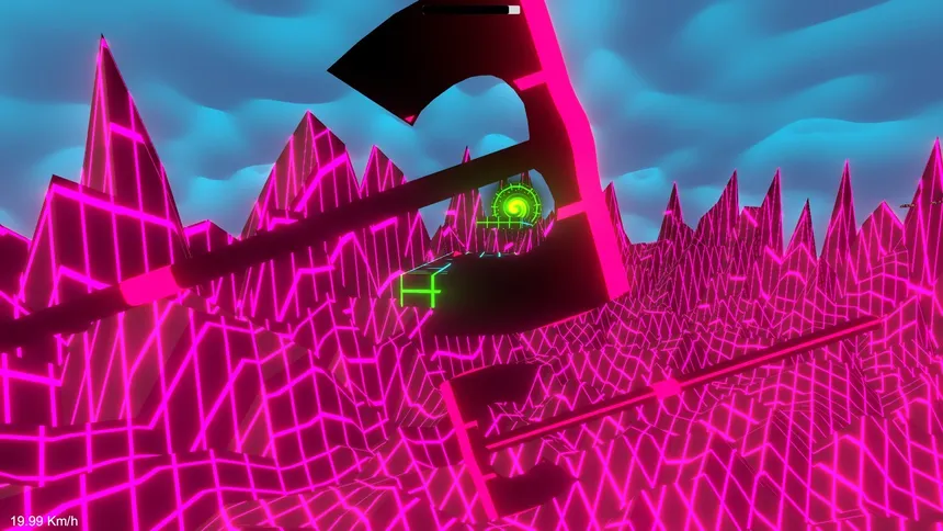 Скриншот 1 к игре Synthwave Hop