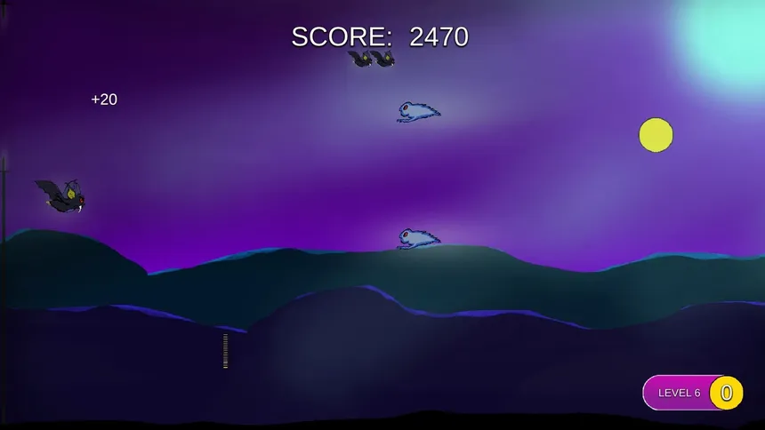 Скриншот 1 к игре Flappy Bat