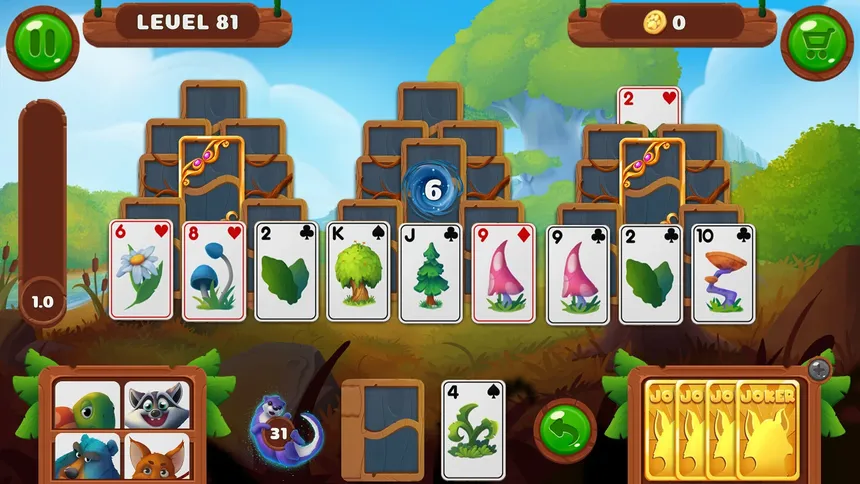 Скриншот 2 к игре Rescue Friends Solitaire