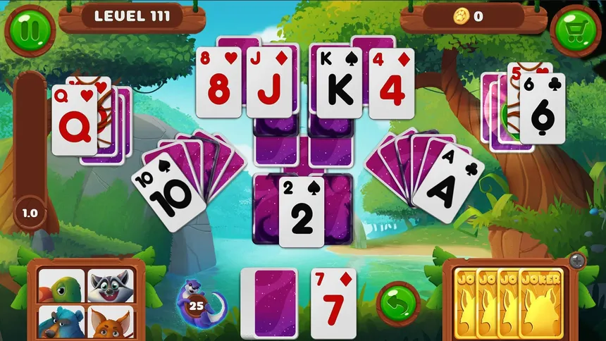 Скриншот 3 к игре Rescue Friends Solitaire