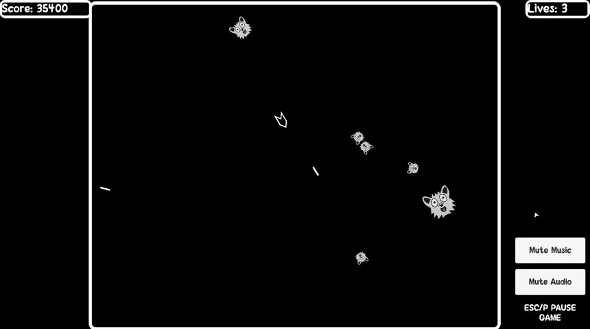 Скриншот 3 к игре Endless Furry Asteroids
