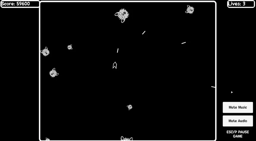 Скриншот 4 к игре Endless Furry Asteroids