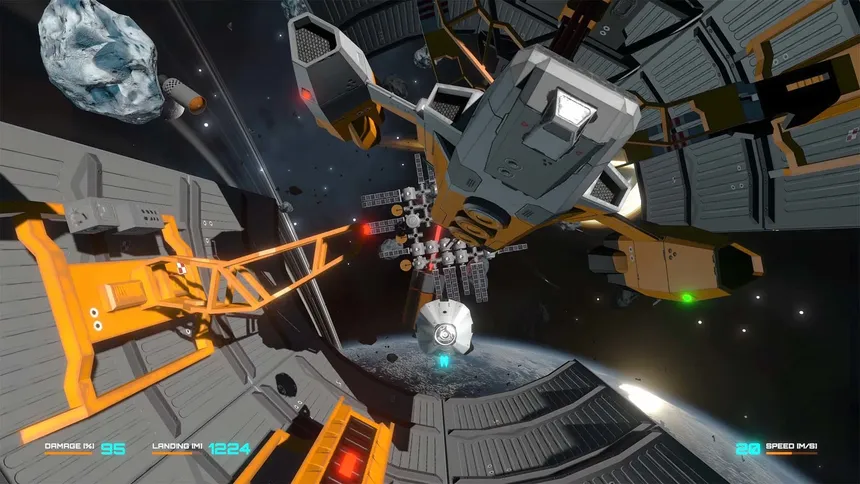 Скриншот 2 к игре Descent Vector: Space Runner