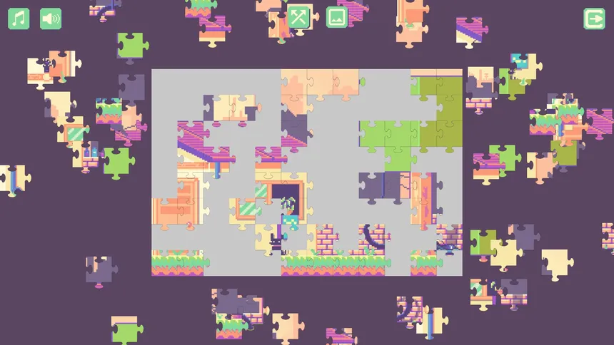 Скриншот 5 к игре Newton's Life at Home - Pixel Art Jigsaw Puzzle