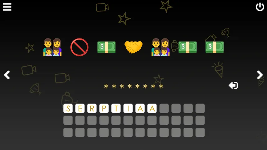 Скриншот 1 к игре Cinemoji: Oscar