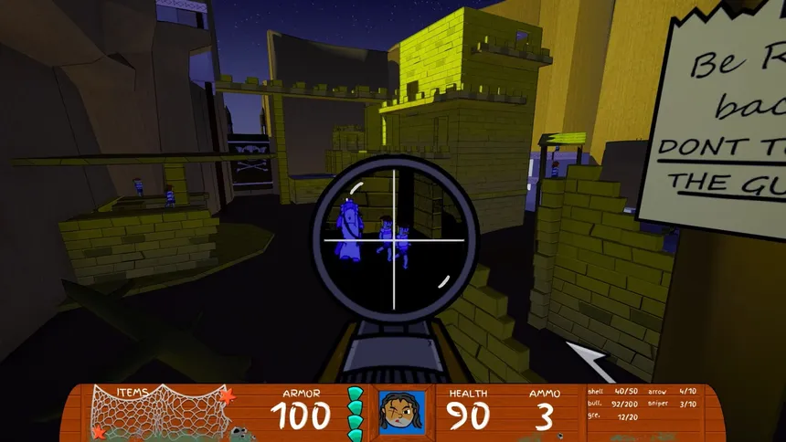 Скриншот 2 к игре Fish Person Shooter