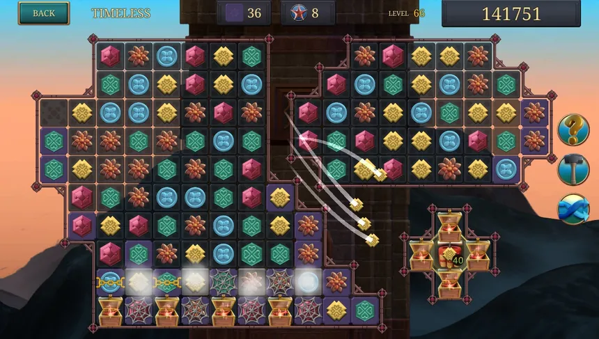 Скриншот 1 к игре Tower Of Wishes: Match 3 Puzzle