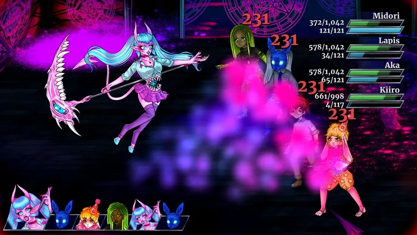 Скриншот 1 к игре Pinku Kult Hex Mortis