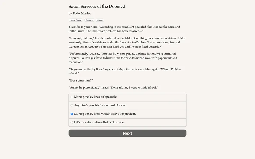 Скриншот 3 к игре Social Services of the Doomed