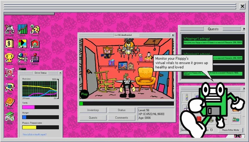 Скриншот 1 к игре myFloppy Online!