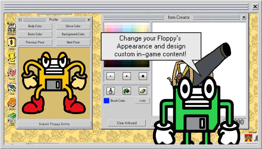 Скриншот 2 к игре myFloppy Online!