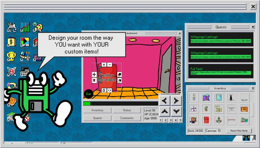 Скриншот 3 к игре myFloppy Online!