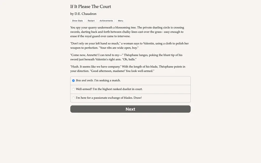 Скриншот 1 к игре If It Please the Court