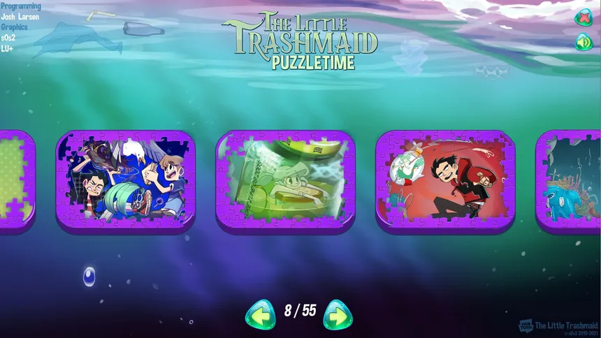 Скриншот 2 к игре The Little Trashmaid Puzzletime