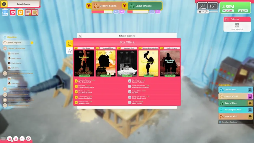 Скриншот 6 к игре Moviehouse – The Film Studio Tycoon