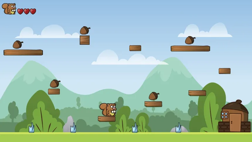 Скриншот 1 к игре Angry Squirrel