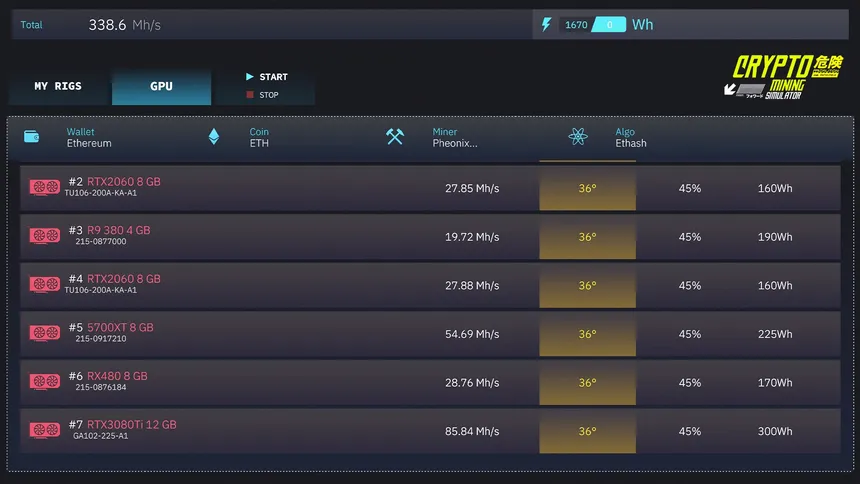 Скриншот 6 к игре Crypto Mining Simulator
