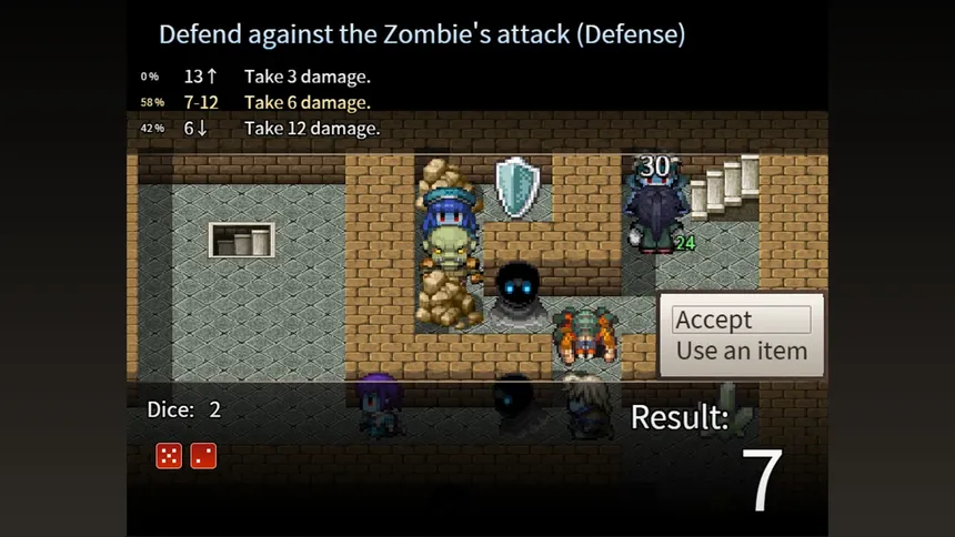 Скриншот 5 к игре Dice and the Tower of the Reanimator: Glorious Princess