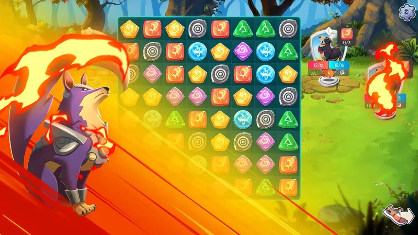 Скриншот 4 к игре Beasties - Monster Trainer Puzzle RPG