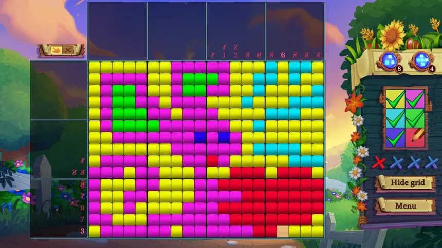 Скриншот 1 к игре Adventure Mosaics. Granny’s Farm