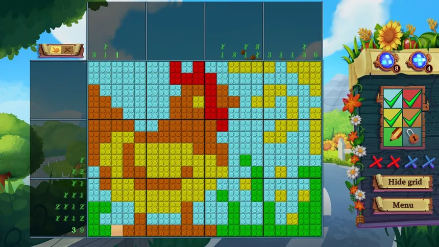 Скриншот 2 к игре Adventure Mosaics. Granny’s Farm