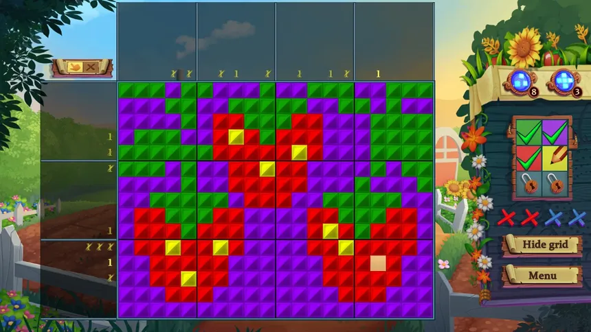 Скриншот 4 к игре Adventure Mosaics. Granny’s Farm