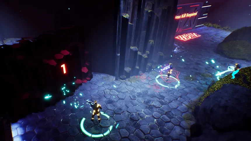 Скриншот 3 к игре Synthbiotic Dungeon