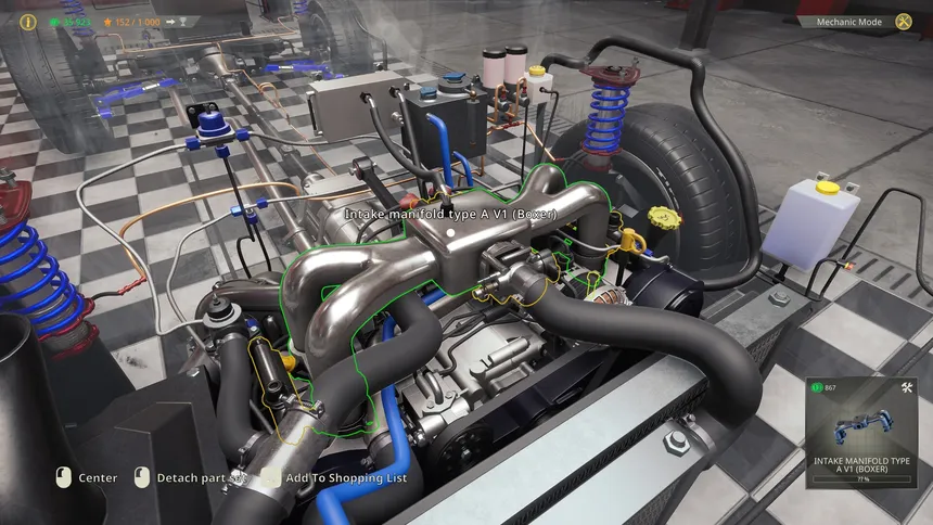 Скриншот 2 к игре Rally Mechanic Simulator