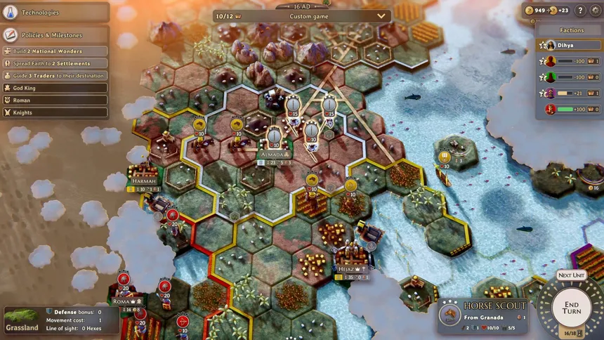 Скриншот 1 к игре Yield! Fall of Rome