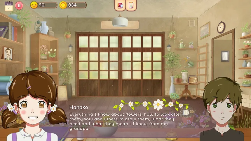 Скриншот 1 к игре Hanako's flower shop